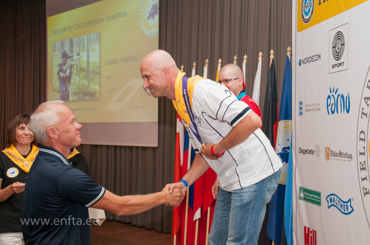 Category PCP Open Men 1st place - Gianni Fabianelli IT